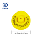 Thẻ gia súc FDX-B 134,2khz với thẻ tai TPU chip RFID có số in laser