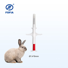 Vi mạch ID động vật RFID 134,2 KHz 6 Nhãn dán dính 5-10cm Phạm vi đọc 6,86g Trọng lượng