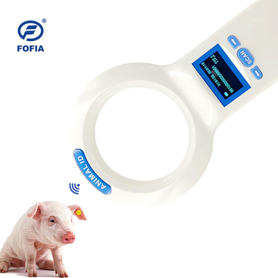 Đầu đọc máy quét vi mạch thẻ động vật RFID 134,2Khz Pin 3AA