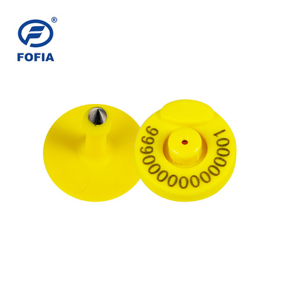 FOFIA RFID thẻ tai điện tử thẻ theo dõi động vật với nhiệt kế cho bò và cừu