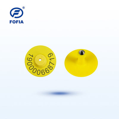 Nhãn tai điện tử bền 134,2kHz cho gia súc với tiêu chuẩn ISO11784/5 FDX-B và vật liệu TPU chống nước