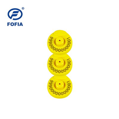Animal Rfid Chip Ear Tag Điện tử để sử dụng trong trang trại 134,2khz FDX-B
