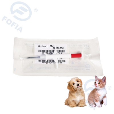 5 FDX-B ISO Bộ phát đáp ID động vật Ống tiêm vi mạch 108mm 20 chiếc / túi