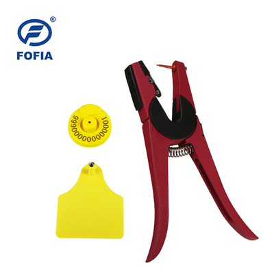 FOFIA RFID thẻ tai điện tử thẻ theo dõi động vật với nhiệt kế cho bò và cừu