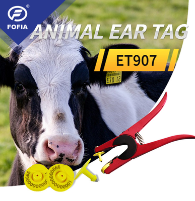 Theo dõi động vật Thẻ tai điện tử 134,2khz Rfid để nhận dạng động vật