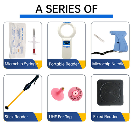 Reader For Animal ID chip động vật PT290 UHF RFID máy quét microchip động vật đọc thẻ động vật