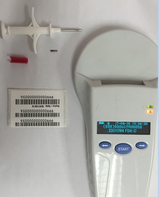 Tiêu chuẩn ISO11784/5 FDX-B RFID Animal ID Microchip Máy tiêm dùng một lần Chips An ninh dữ liệu duy nhất