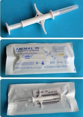 Tiêu chuẩn ISO11784/5 FDX-B RFID Animal ID Microchip Máy tiêm dùng một lần Chips An ninh dữ liệu duy nhất
