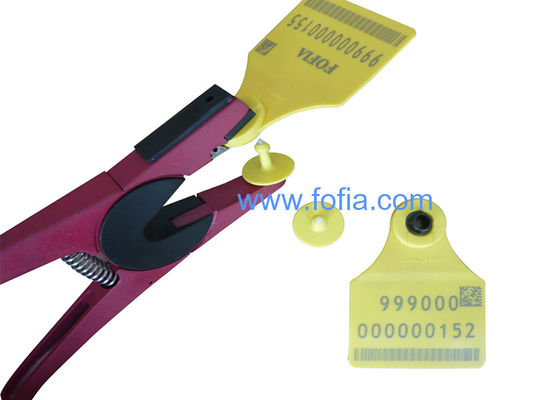 Ứng dụng thẻ tai động vật nông nghiệp bằng hợp kim nhôm FOFIA mới với mã hóa laser cho thẻ tai bò, heo, cừu và ngựa 3 tháng bảo hành