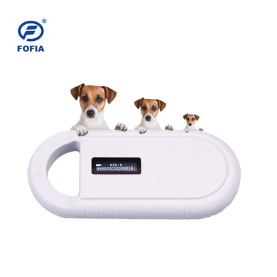 Thẻ tai Rfid Reader 134.2khz Pet Animal Micro Chip Tag Reader 10cm