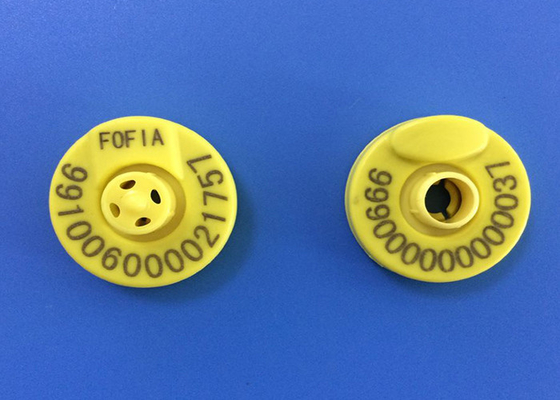 Thẻ tai điện tử RFID FDX-B được chứng nhận ICAR đầy đủ để quản lý vật nuôi, tùy chỉnh màu sắc, thẻ nhận dạng động vật 134.2 KHz cho gia súc, cừu, dê và lợn