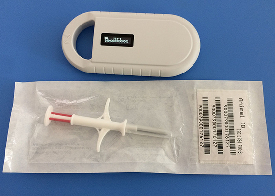 Microchip ID động vật tần số 134,2khz để theo dõi nhận dạng cá / chuột Bộ tiếp sóng tiêm