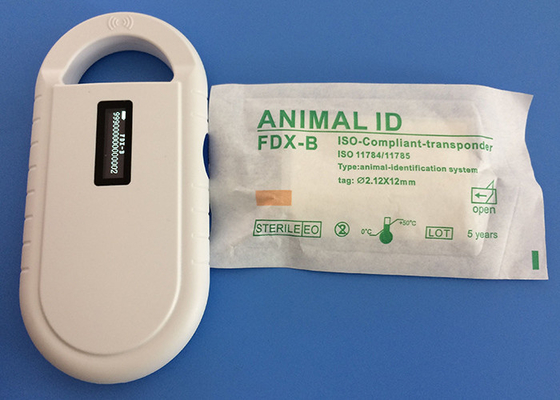 Pet ISO Transponder Microchip IP67 với tần số 134,2khz Bảo hành 10 năm Bộ tiếp sóng dạng tiêm