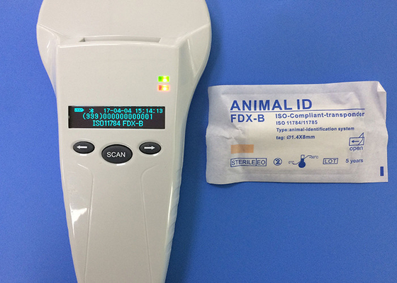 Máy quét vật nuôi RFID Chịu Khôn ngoan, USB / Bluetooth Animal Chip Reader