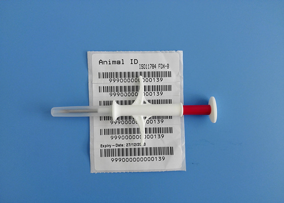 Pet ID Microchip với sáu nhãn dán với bộ tiếp sóng dạng tiêm được ICAR phê duyệt