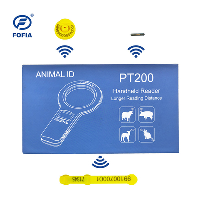 24/7 OLED White Animal Microchip Scanner với Buzzer Rfid Reader tích hợp