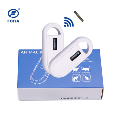 24/7 OLED White Animal Microchip Scanner với Buzzer Rfid Reader tích hợp