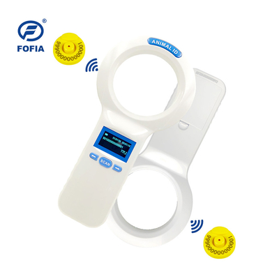 Máy quét microchip RFID chạy bằng USB với 3 nguồn AA và đồng hồ cầm tay hệ thống tích hợp