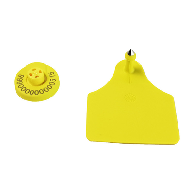 Nhãn tai RFID có thể tùy chỉnh màu sắc và tần số cho bò với trọng lượng 2g và chiều cao 22,5mm