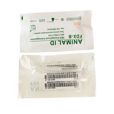 Vi mạch cấy ghép ISO11784/5 FDX-B 134.2KHz để nhận dạng động vật bằng thẻ thủy tinh sinh học 2.12 * 12mm