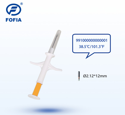 HT002 Chip nhiệt độ động vật tiêm cho sức khỏe động vật và phúc lợi động vật