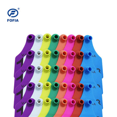 Nhãn tai RFID với thiết kế trực quan Hỗ trợ in laser 134.2 Khz Màu vàng hoặc khác Bảo đảm sự hài lòng của khách hàng cao