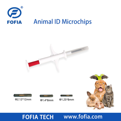 134.2kHz ICAR EM4305 Implant RFID 1.25x7 1.4x8 2.12x12mm GlassTag Microchips Chó ngựa cừu Micro Chip Animal ID Pet Microchip For Animals
