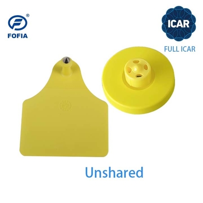 FULL ICAR chứng nhận FDX-B Bovine Ear Tags 134.2khz Rfid Ear Tags