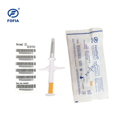 1.5 * 11mm chip nhiệt độ để đọc ID động vật và nhiệt độ cơ thể