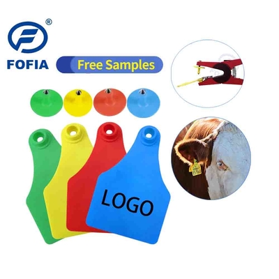RFID Visual Tag Mini/Middle/Large Size For Animal Management Hỗ trợ in laser 134.2 Khz Màu vàng hoặc màu khác