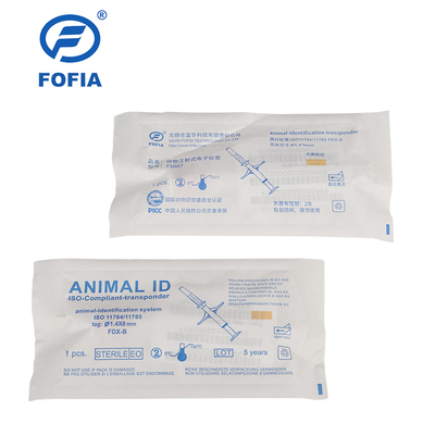 Máy phát sóng theo dõi nhiệt độ ISO11784/5 FDX-B Animal ID Microchip cho sức khỏe và phúc lợi động vật