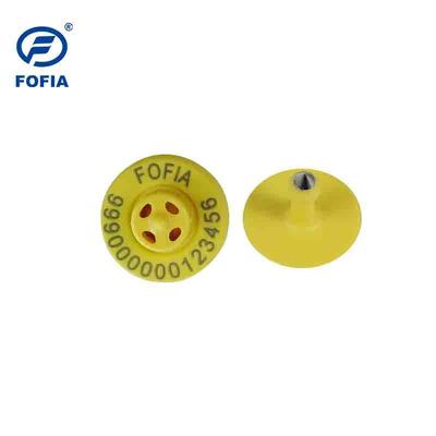 Full ICAR ET908 nhãn tai điện tử tròn với trình đọc BLE để nhận dạng động vật và mã ICAR không chung ISO11784/5