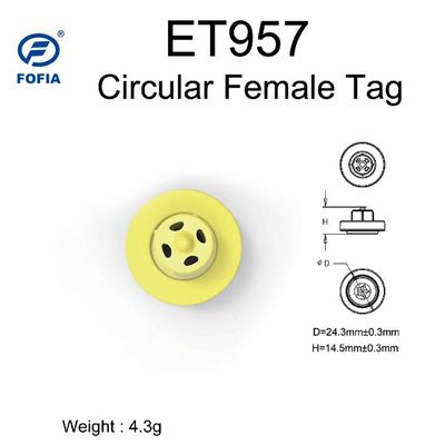 Thẻ tai TPU RFID được ICAR chứng nhận với lực căng 350N để nhận dạng và giám sát vật nuôi