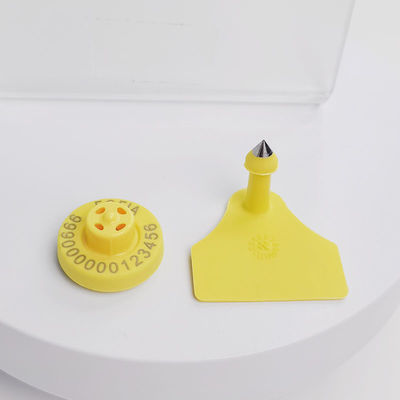 ICAR chứng nhận thẻ tai điện tử TPU cho gia súc với độ căng 350N và theo dõi RFID