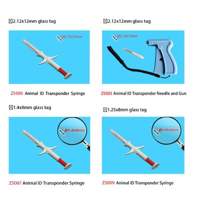 Vật liệu tiêm PP Nano Chip Chó nuôi mèo 125mm RFID Glass Tag 7mm 1342KHz ISO117845 FDXB Microchip với tiêu chuẩn IP67