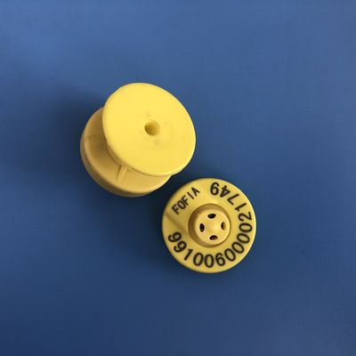 Nhãn tai điện tử bền 134,2kHz cho gia súc với tiêu chuẩn ISO11784/5 FDX-B và vật liệu TPU chống nước