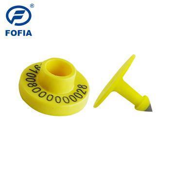 Nhãn tai RFID được chứng nhận ICAR với vật liệu TPU và tần số 134,2kHz cho quản lý cừu và dê