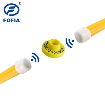 Nhãn tai RFID được chứng nhận ICAR với vật liệu TPU và tần số 134,2kHz cho quản lý cừu và dê