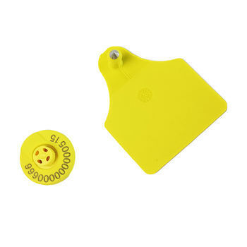 Nhãn tai RFID được chứng nhận ICAR với vật liệu TPU và tần số 134,2kHz cho quản lý cừu và dê