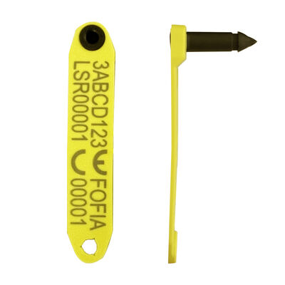 Thẻ tai điện tử tích hợp RFID chống rụng nhiệt độ cao cho cừu với chất liệu TPU và chip RFID tích hợp