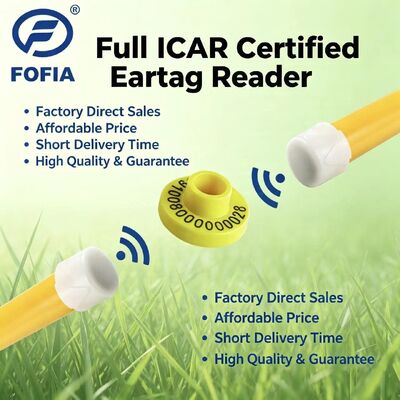 FULL ICAR chứng nhận thẻ tai điện tử bền TPU để xác định và theo dõi gia súc hỗ trợ quản lý trang trại