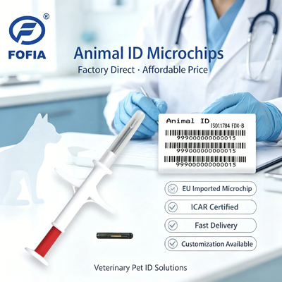 ICAR Microchip cấy ghép khử trùng với ISO11784/5 FDX-B để nhận dạng động vật