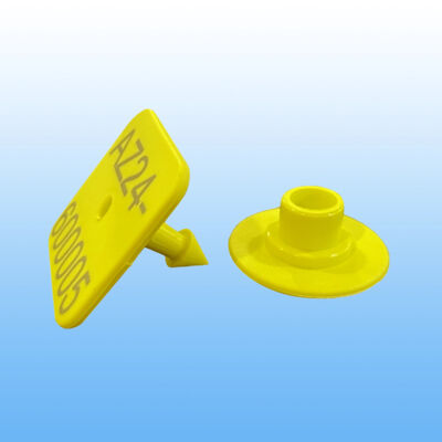Nhãn tai động vật Nhãn tai lợn nhựa Nhãn tai lợn Nhãn nhận dạng Nhãn hiệu có thể tùy chỉnh Logo Số Nhãn tai gia súc Với chip RFID
