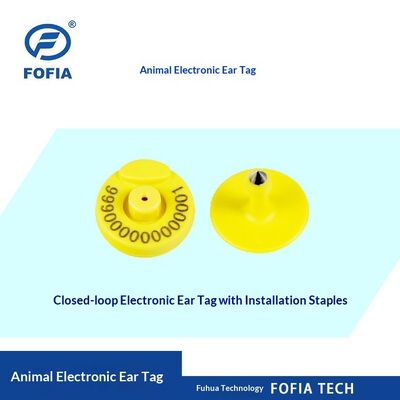 New FDX Low-Frequency Electronic Ear Tag RFID Animal Tag Full-Duplex Lợn bò miệng mở/khép