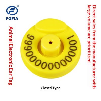 New FDX Low-Frequency Electronic Ear Tag RFID Animal Tag Full-Duplex Lợn bò miệng mở/khép