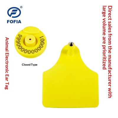 Tiêu chuẩn rung động IEC 68-2-6 mới Nhãn tai RFID nhựa cho chăn nuôi gia súc với nhận dạng an toàn và chính xác