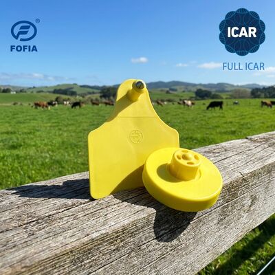 Chứng nhận ICAR đầy đủ 134.2KHz RFID Nhãn tai điện tử để nhận dạng heo dê cừu