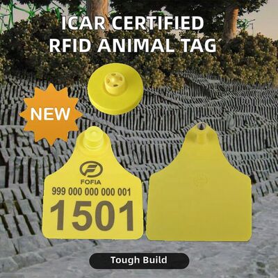FULL ICAR Ear Tag RFID Electronic Ear Tag For Livestock Animals Tamperproof TPU Ear Tag For Cattle Để quản lý gia súc