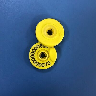 Vật liệu TPU RFID Tag tai 134.2KHz Mini Cow Pig Ear Tag