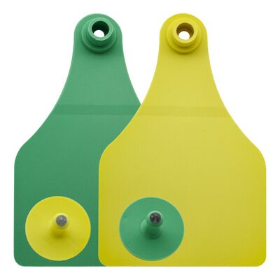 T921 New Fofia Animal Ear Tag Yellow Goat Ear Tag chất lượng cao RFID TPU Farm Cattle Horse 1.5 năm bảo hành